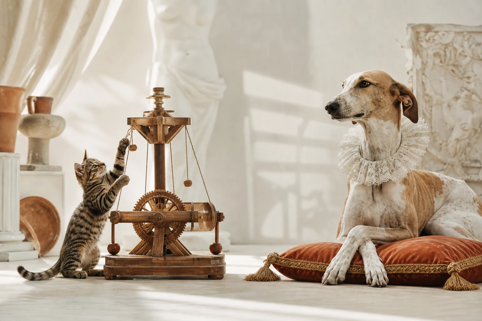 Da Vinci's Cats vs. Velázquez's Dogs: Which Master Would Have Painted Your Pet?